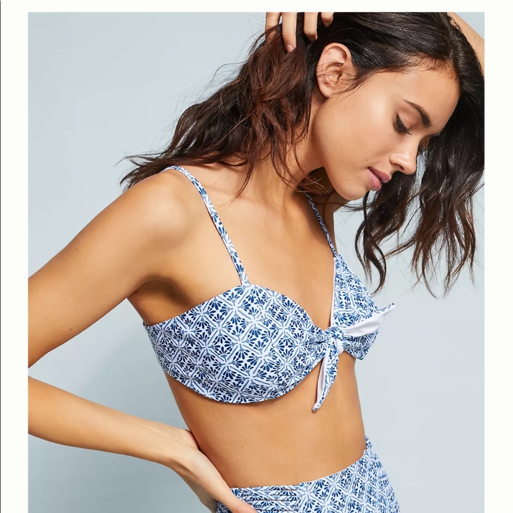 Anthropologie/ Mia Marcelle Bikini Top. Like New. Medium.